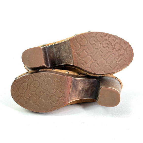 UGG Australia Arroyo Weave Suede Platform Boot, Dark Chestnut Size 9 - Picture 7 of 9